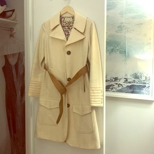 Tronata Beige Wool Coat